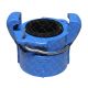 Nylon Threaded coupling for blast pot/ with Safety Lock Pin